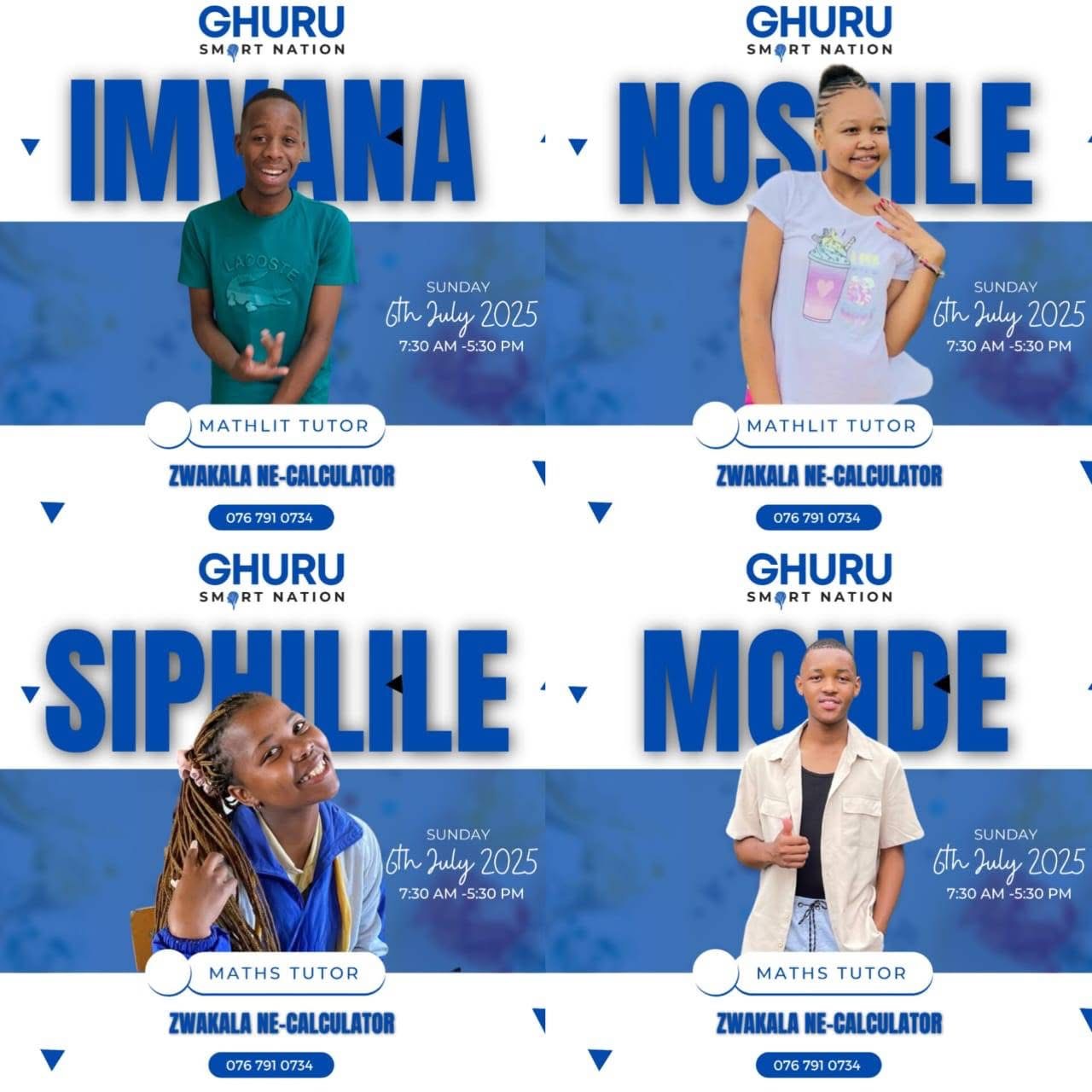 Tutor group poster one